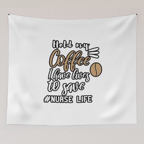 Item preview, Hold my coffee I have lives to save designed and sold by Yassineea65.