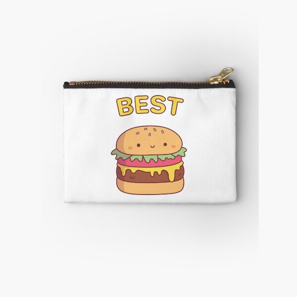 Item preview, Cute Best Burger Best Friend Pair Doodle designed and sold by rustydoodle.