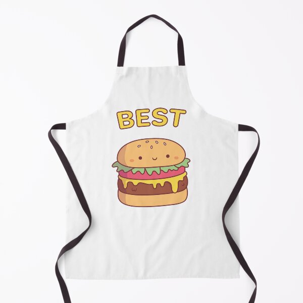 Item preview, Cute Best Burger Best Friend Pair Doodle designed and sold by rustydoodle.