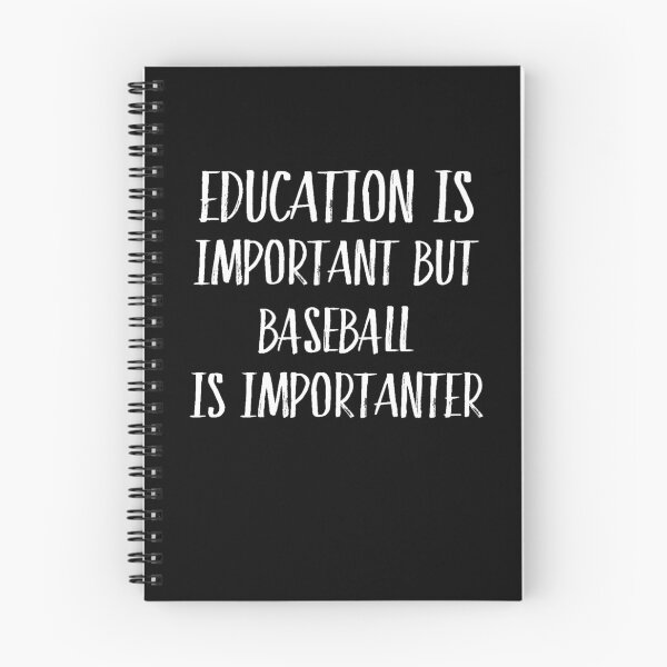 Item preview, Baseball is Importanter Education cool funny birthday gift  designed and sold by Purely Creative.