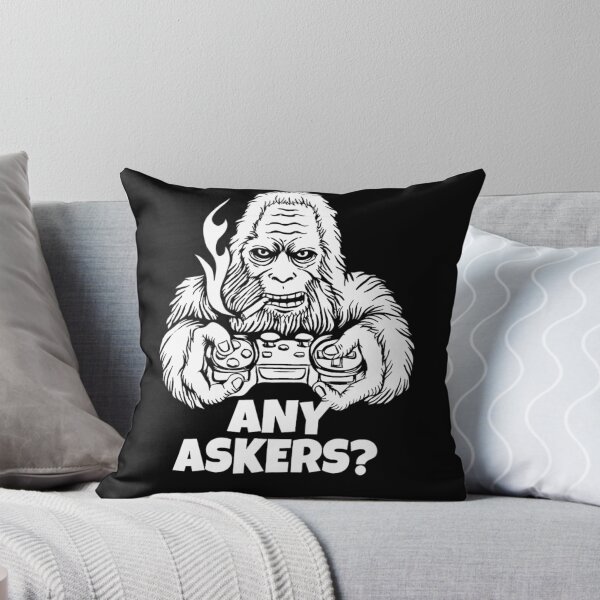 Item preview, Any Askers Gorilla Gaming Meme Mad Streamer designed and sold by Gordon Nelson.