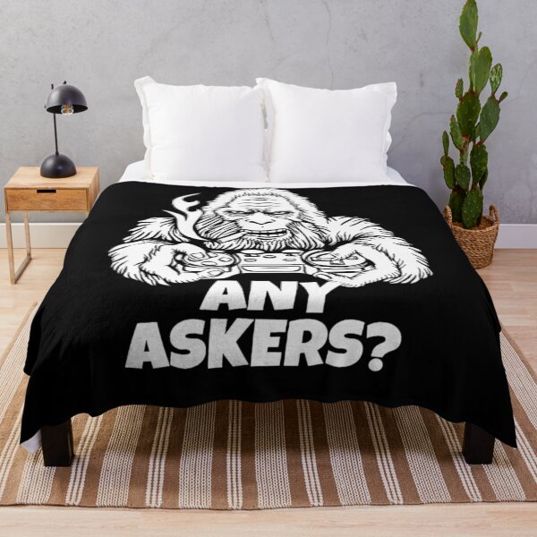 Item preview, Any Askers Gorilla Gaming Meme Mad Streamer designed and sold by Gordon Nelson.