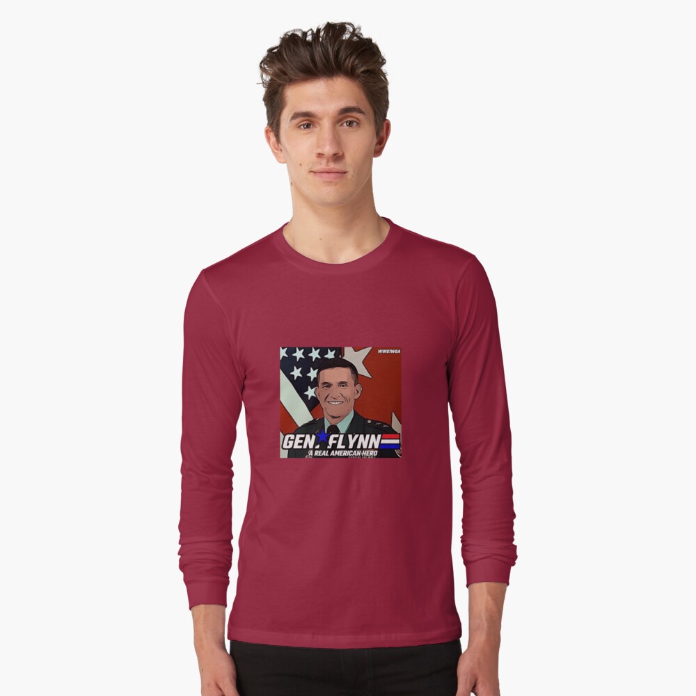 GENERAL FLYNN - REAL AMERICAN HERO Long Sleeve T-Shirt