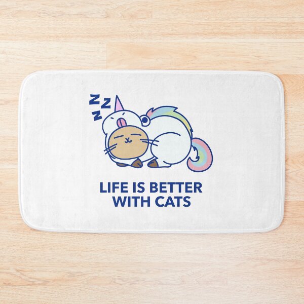 Item preview, Life is Better With Unicorn Pussycats designed and sold by Purrfecta.