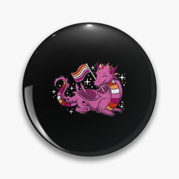 Item preview, Lesbian Dragon Orange Pink Lesbian Pride designed and sold by melisenda.