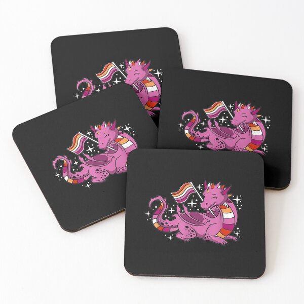 Item preview, Lesbian Dragon Orange Pink Lesbian Pride designed and sold by melisenda.