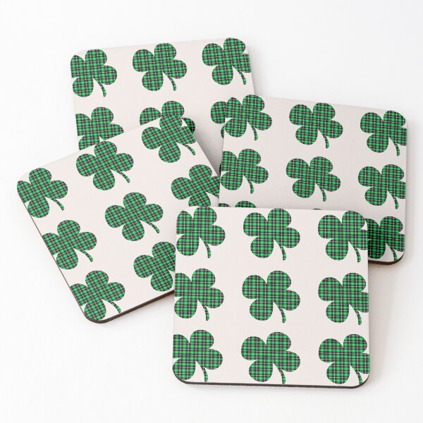 Item preview, St Patrick's Day Sticker Pack | Plaid Pattern | Green and Black designed and sold by VintagePrada.