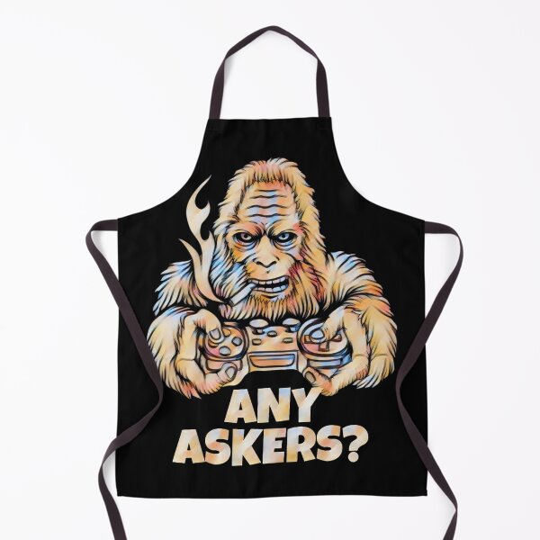 Item preview, Any Askers Gorilla Gaming Meme Mad Streamer designed and sold by Gordon Nelson.