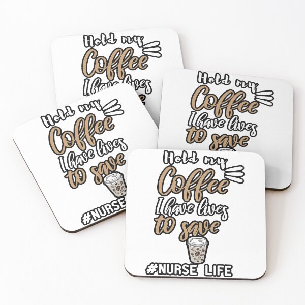Item preview, Hold my coffee I have lives to save designed and sold by Yassineea65.