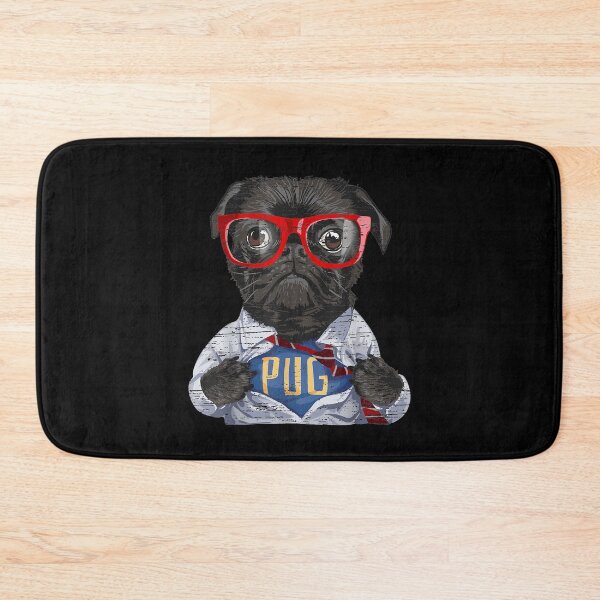 Item preview, Funny Pug With Glasses Design Gift For Dog Lovers designed and sold by melisenda.