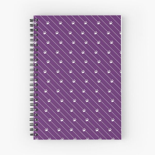 Aperçu de l'œuvre Empreintes de pattes sur violet créée et vendue par OneCreativePup.