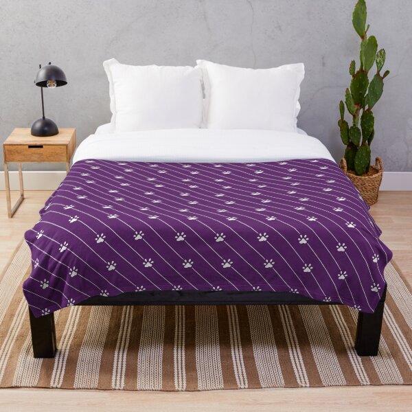 Item preview, Huellas de pata en morado designed and sold by OneCreativePup.