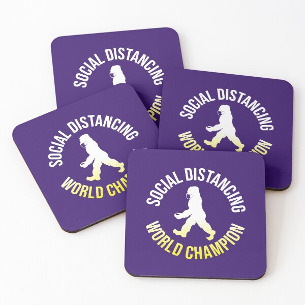 Item preview, Bigfoot Social Distancing World Champion gift for Bigfoot lovers designed and sold by BRtisticDesigns.