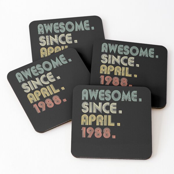 Item preview, Awesome Since April 1988 33rd Birthday Gift 33 Years designed and sold by melisenda.