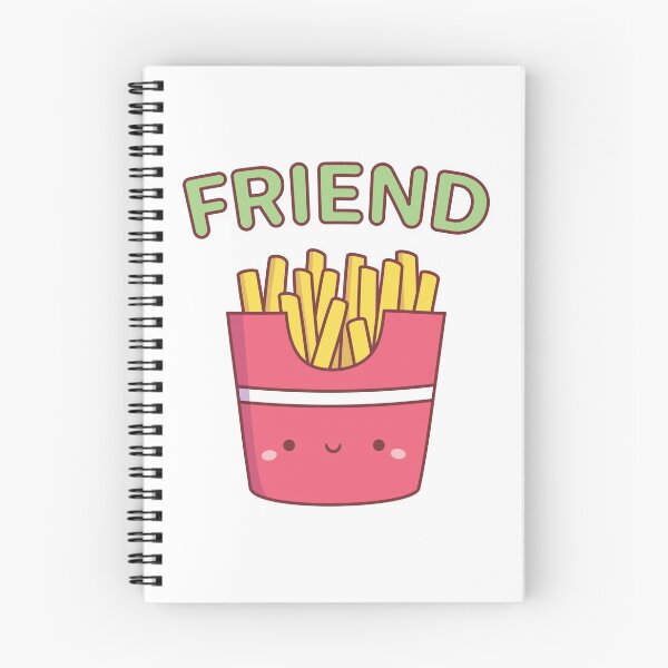 Item preview, Cute Friend Fries Best Friend Pair Doodle designed and sold by rustydoodle.