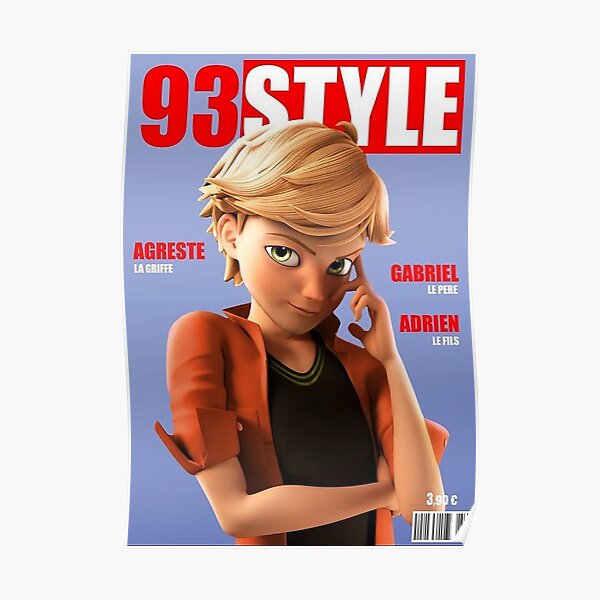 Adrien Agreste 93 Style Poster
