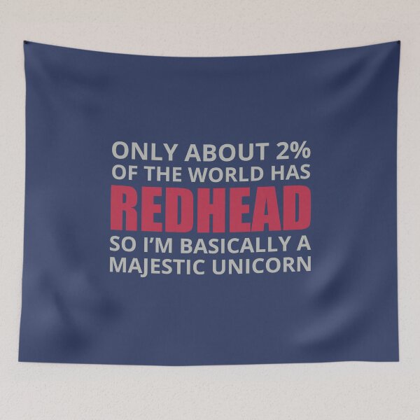 Item preview, Redhead Hair Quote Funny Humour Saying designed and sold by CuteDesigns1.