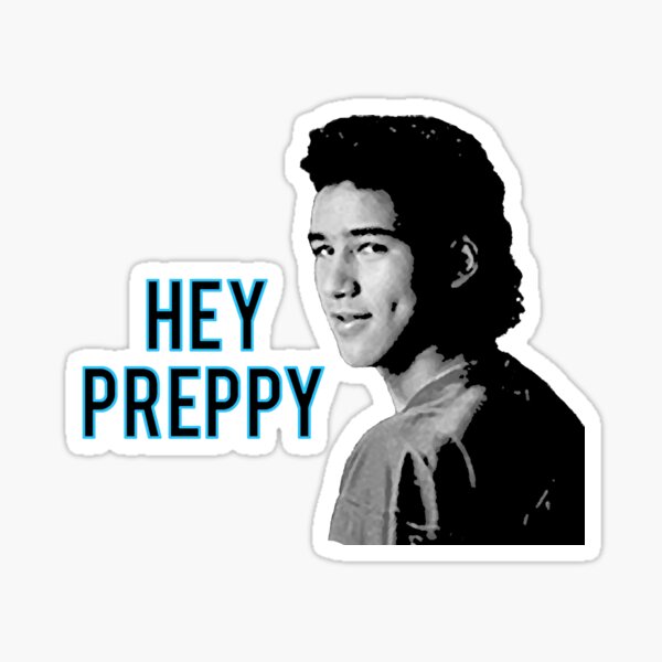 Hey Preppy 2 Sticker