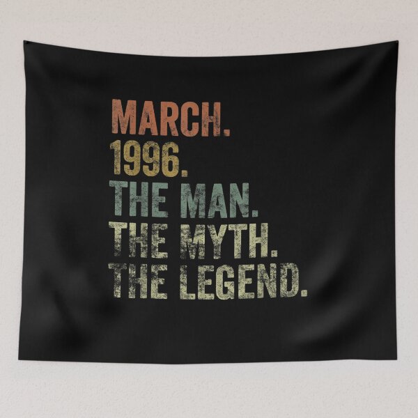 Item preview, 25 Year Old 25th Birthday March 1996 Gifts Man Vintage designed and sold by melisenda.