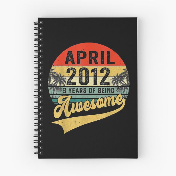 Item preview, Vintage Retro Abril de 2012 Regalos de noveno cumpleaños 9 años designed and sold by melisenda.