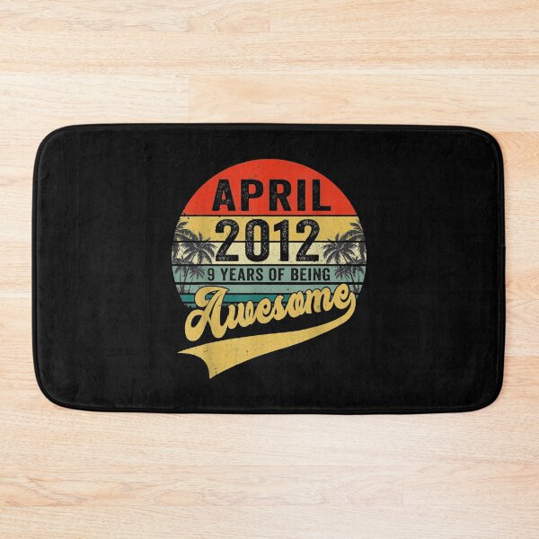 Item preview, Vintage Retro April 2012 9th Birthday Gifts 9 Years Old designed and sold by melisenda.