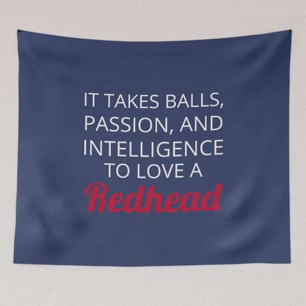 Item preview, Redhead Hair Quote Funny Humour Saying designed and sold by CuteDesigns1.