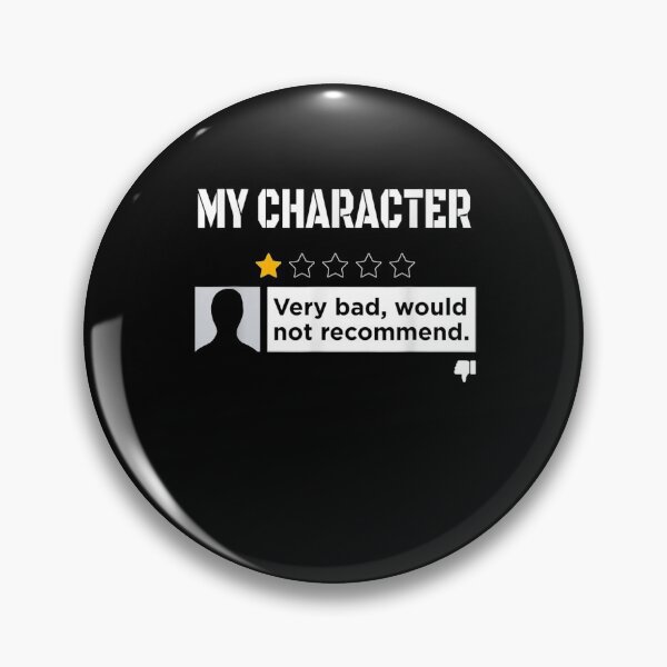 Item preview, Funny Black Humour My Character Would Not Recommend Comedian designed and sold by melisenda.
