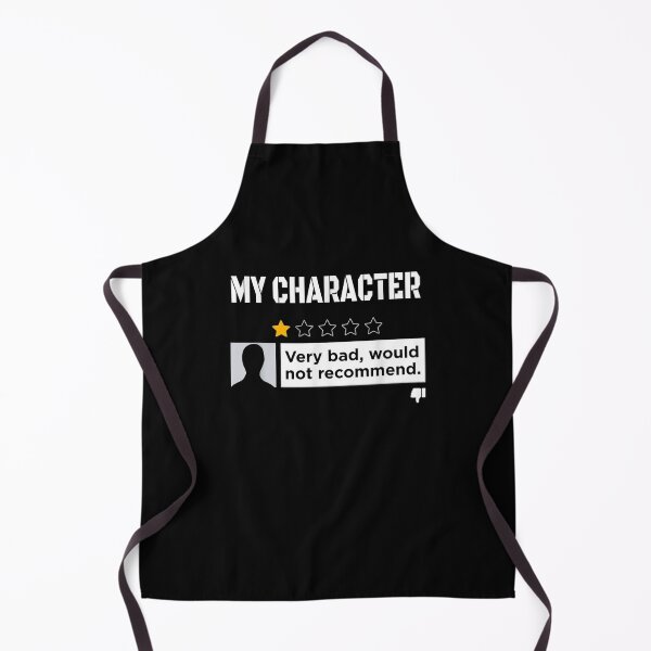 Item preview, Funny Black Humour My Character Would Not Recommend Comedian designed and sold by melisenda.