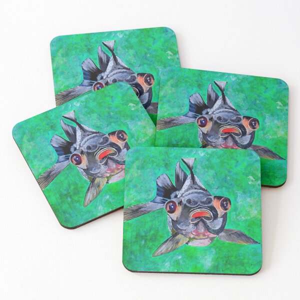 Item preview, Geeky Blackmoor Goldfish With Telescopic Eyes designed and sold by taiche.