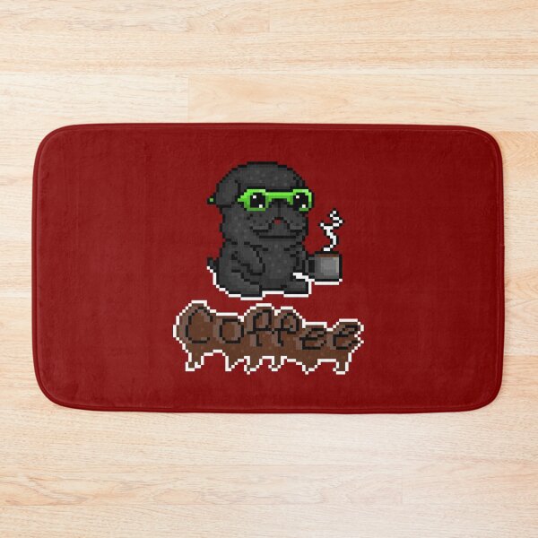 Item preview, Coffee pug designed and sold by BlockHeadSHZ.