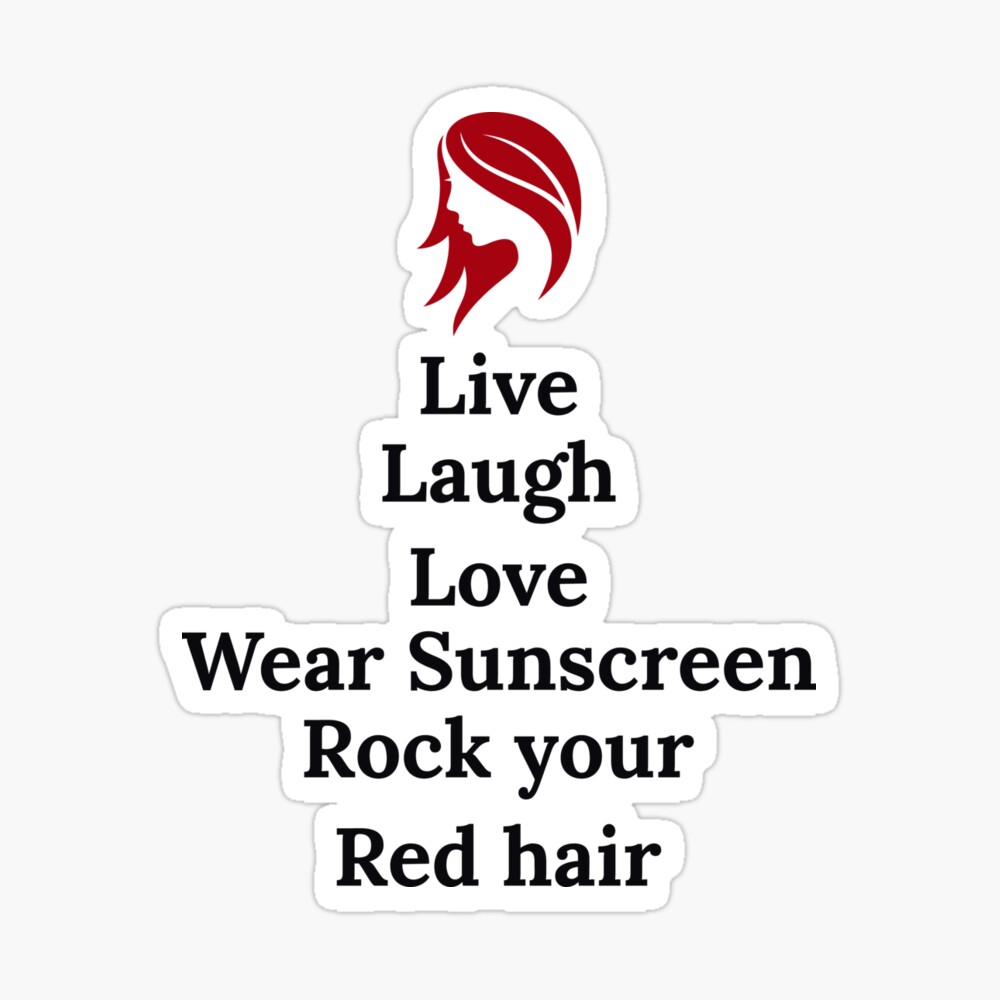 Redhead Hair Quote Funny Humour Saying