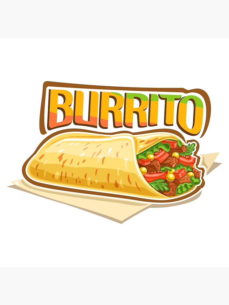 Discover burrito merch Premium Matte Vertical Poster
