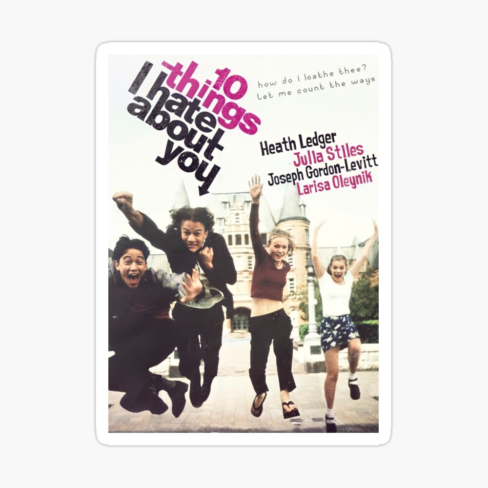 10 Things I Hate About You Romance Movie Cover hdd Poster