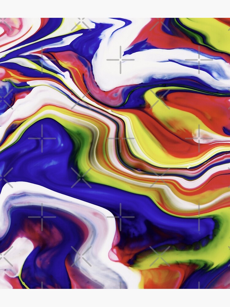 "Modern Art Colorful Abstract Painting" Poster by itorok Redbubble