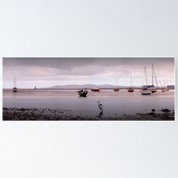 Boats Aground Poster
