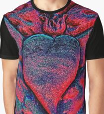 Flaming Heart Graphic T-Shirt