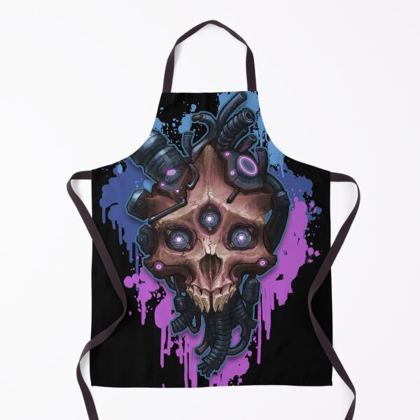 Item preview, Retro Alien Cyberpunk Skull designed and sold by Zrognak.