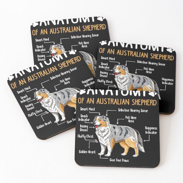 Artikelvorschau, Australian Shepherd Dog Anatomy entworfen und verkauft von MonaMortiz.