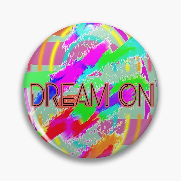 Item preview, Dream On abstract art design, Retro style Vibrant Psychedelic, Arte Abstracto designed and sold by Adri Barnard.