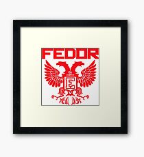Fedor Emelianenko Last Emperor MMA Framed Print