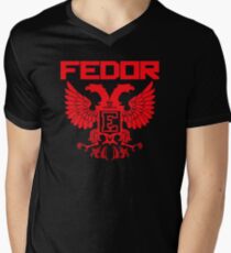Fedor Emelianenko Last Emperor MMA Men's V-Neck T-Shirt