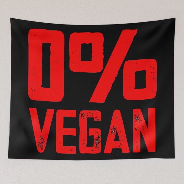 Item preview, Zero percent vegan eat your meat designed and sold by Astralia.
