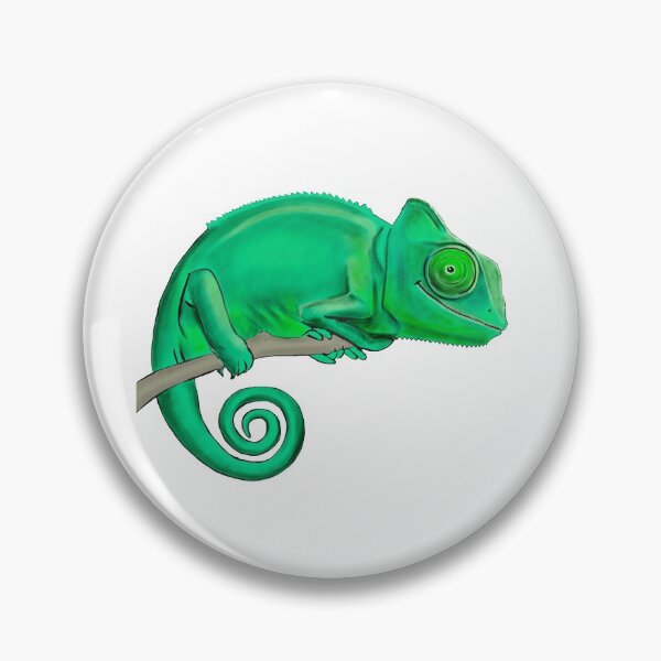 Item preview, Smiling chameleon for all pet and reptile lovers-cute and funny  designed and sold by Shmuk.