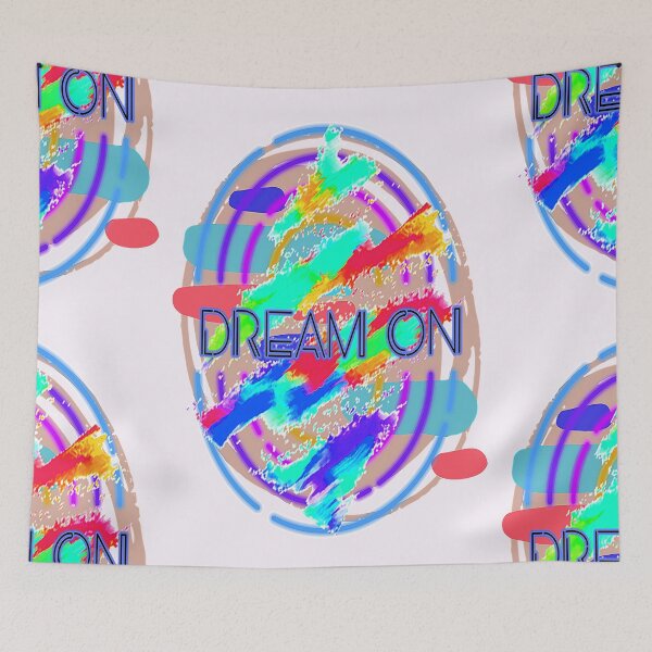 Item preview,  Dream On abstract art design, 2, Retro style  Vibrant  Psychedelic, Arte Abstracto designed and sold by Adri Barnard.