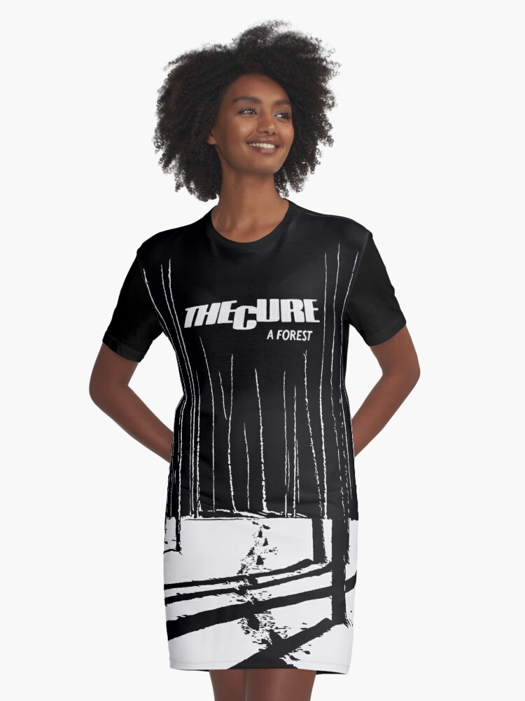 The Cure A Forest winter Graphic T-Shirt Dress for Sale by LapinMagnetik