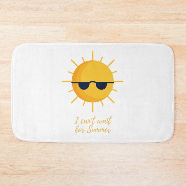 Item preview, I Can't Wait for Summer Cute Outfit Sun with Sunglasses designed and sold by Nathalie Aynié.