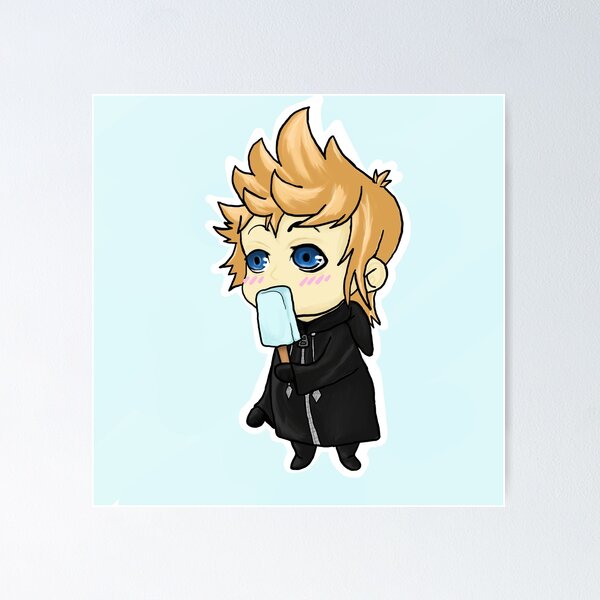 Vista previa del artículo con la obra «Chibi Roxas», diseñado y vendido por LONEzy.