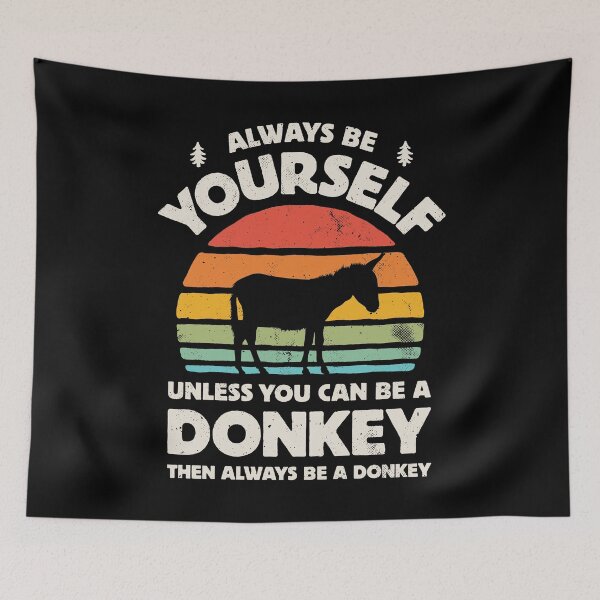 Item preview, Always Be Yourself Donkey Shirt for Men Women Boys Girls Kids Farm Animal Lover Gifts designed and sold by LiqueGifts.
