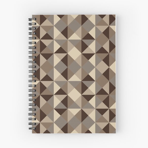 Item preview, Brown Triangles Geometric Pattern designed and sold by GeeHanz.
