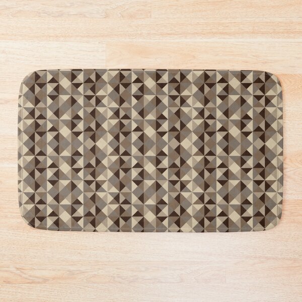 Item preview, Brown Triangles Geometric Pattern designed and sold by GeeHanz.
